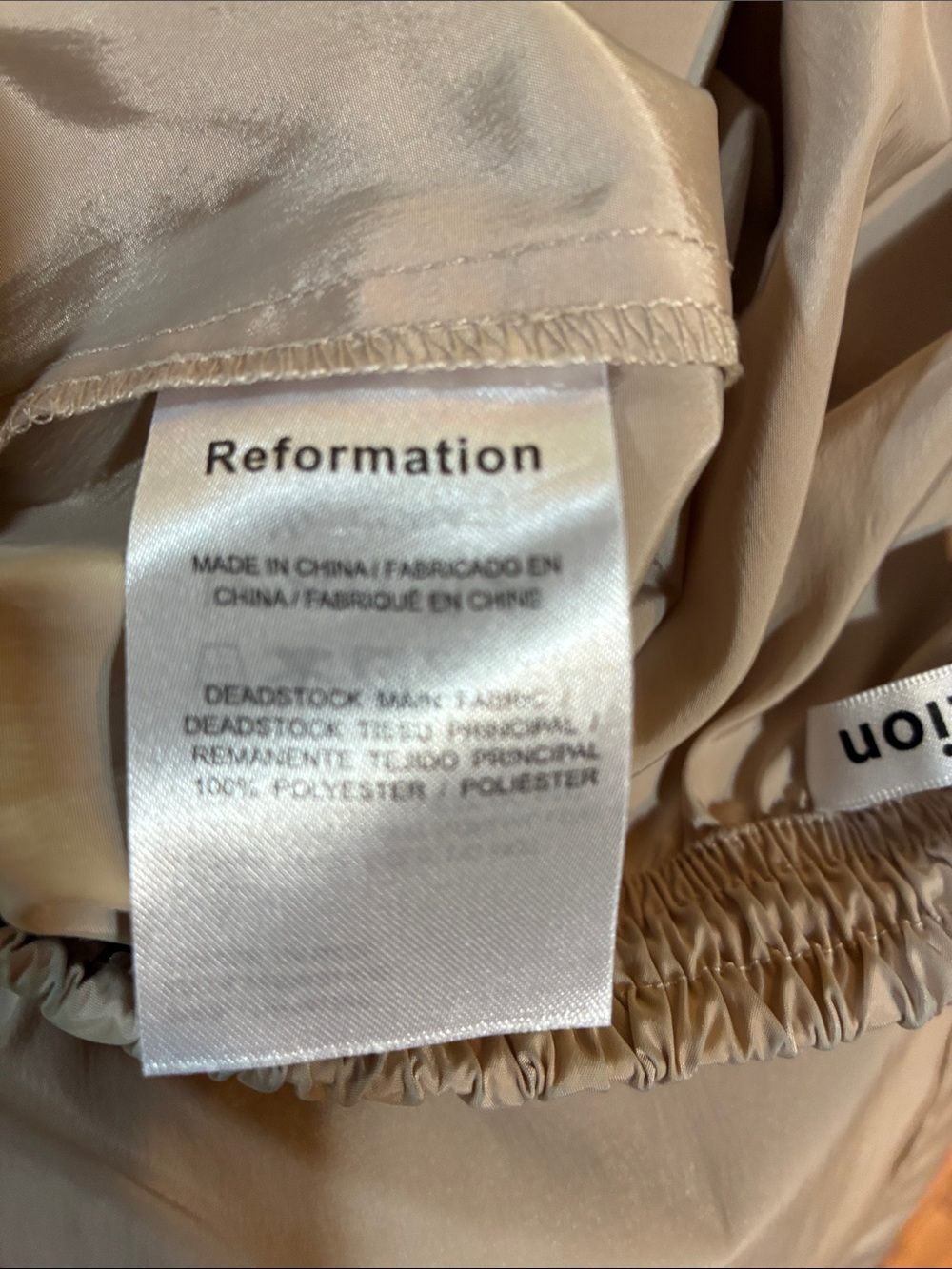 Reformation Light Beige Women’s Pants - XS - Picture 4 of 6